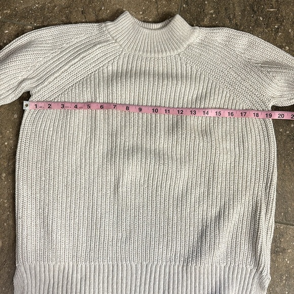 Tentree chunky sweater, cream, S, organic cotton and wool - Picture 3 of 12